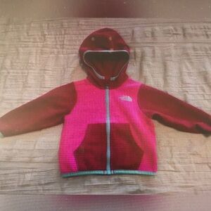 The North Face Kids Pink and Red Jacket